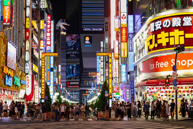 Gli edifici di Shinjuku