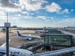 Aerei nell'Aeroporto di Haneda