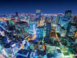 Panoramica di Osaka