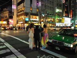 Roppongi, giapponese ubriaco